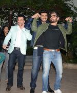 Sanjay Kapoor, Arjun Kapoor at Tevar Delhi promotions on 4th Jan 2015